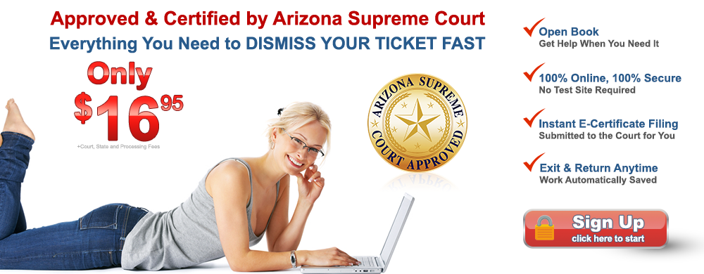 Arizona approved defensive driving online